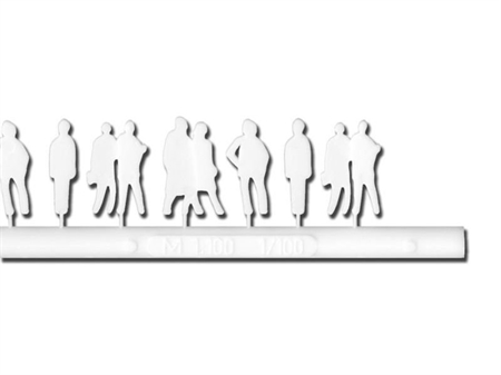 Silhuetfigurer størrelses forhold 1:100, 80 stk